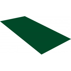 Плоский лист 0,5 Satin с пленкой RAL 6005 зеленый мох